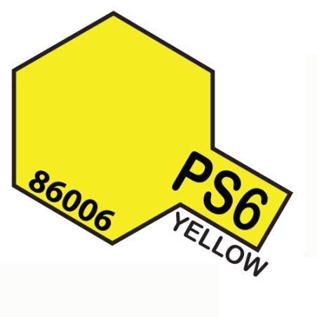 SPRAY AMARILLO PS-6 TAMIYA 86006