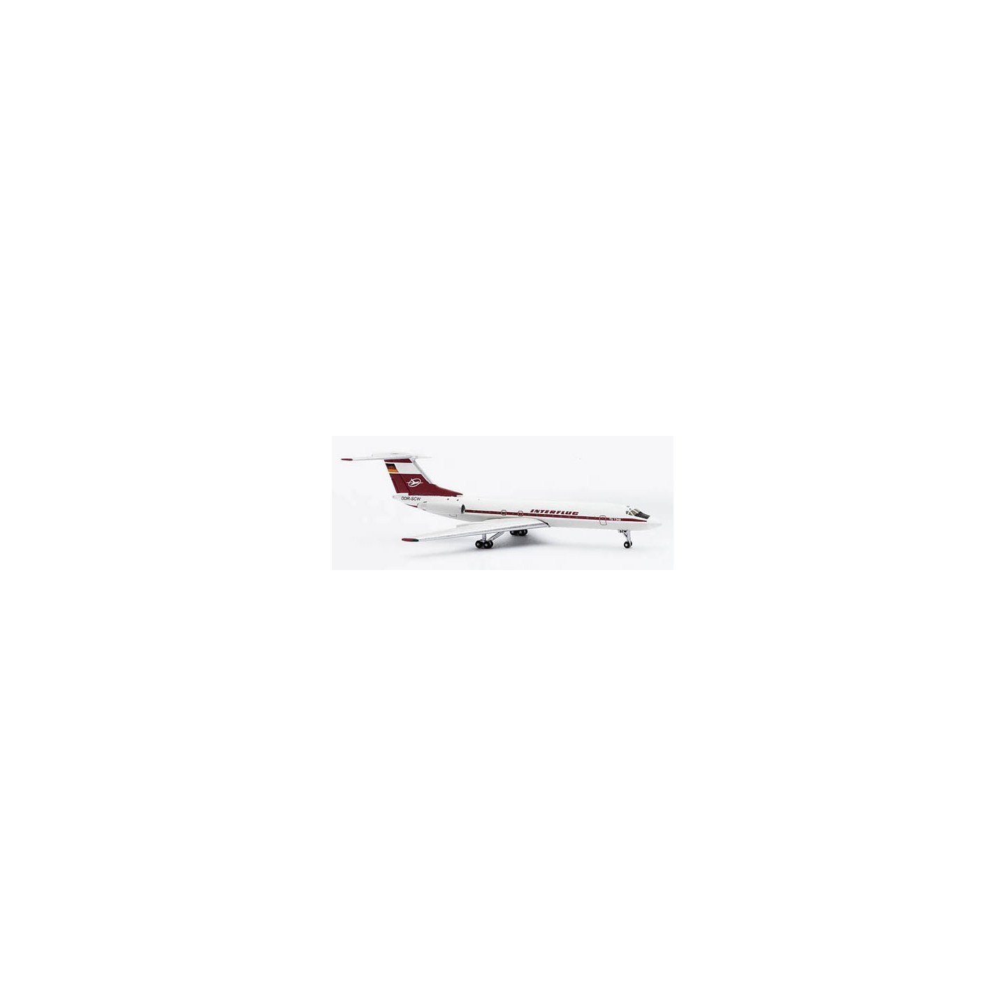 TUPOLEV 134A INTERFLUG HERPA 1/500