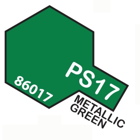 SPRAY VERDE METÁLICO PS-17 TAMIYA 86017