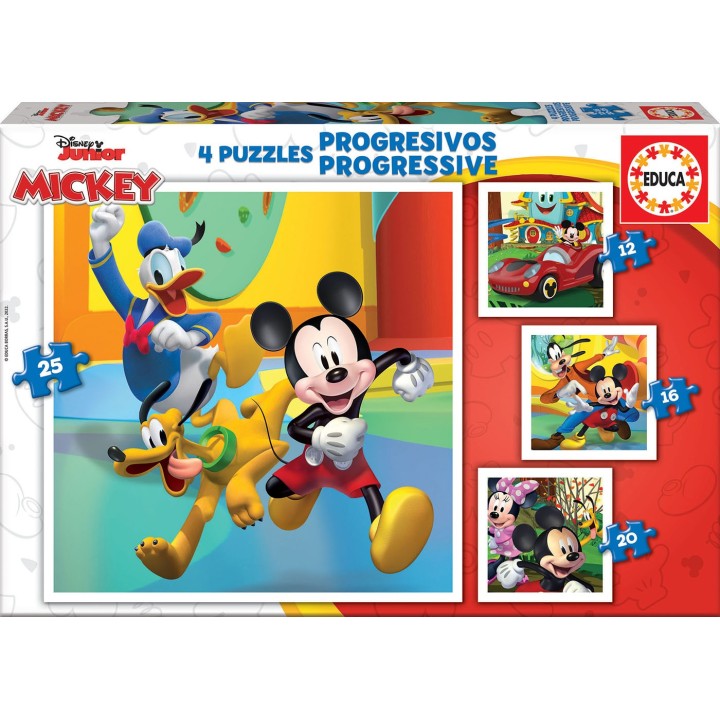PUZZLE PROGRESIVO MICKEY EDUCA 19294