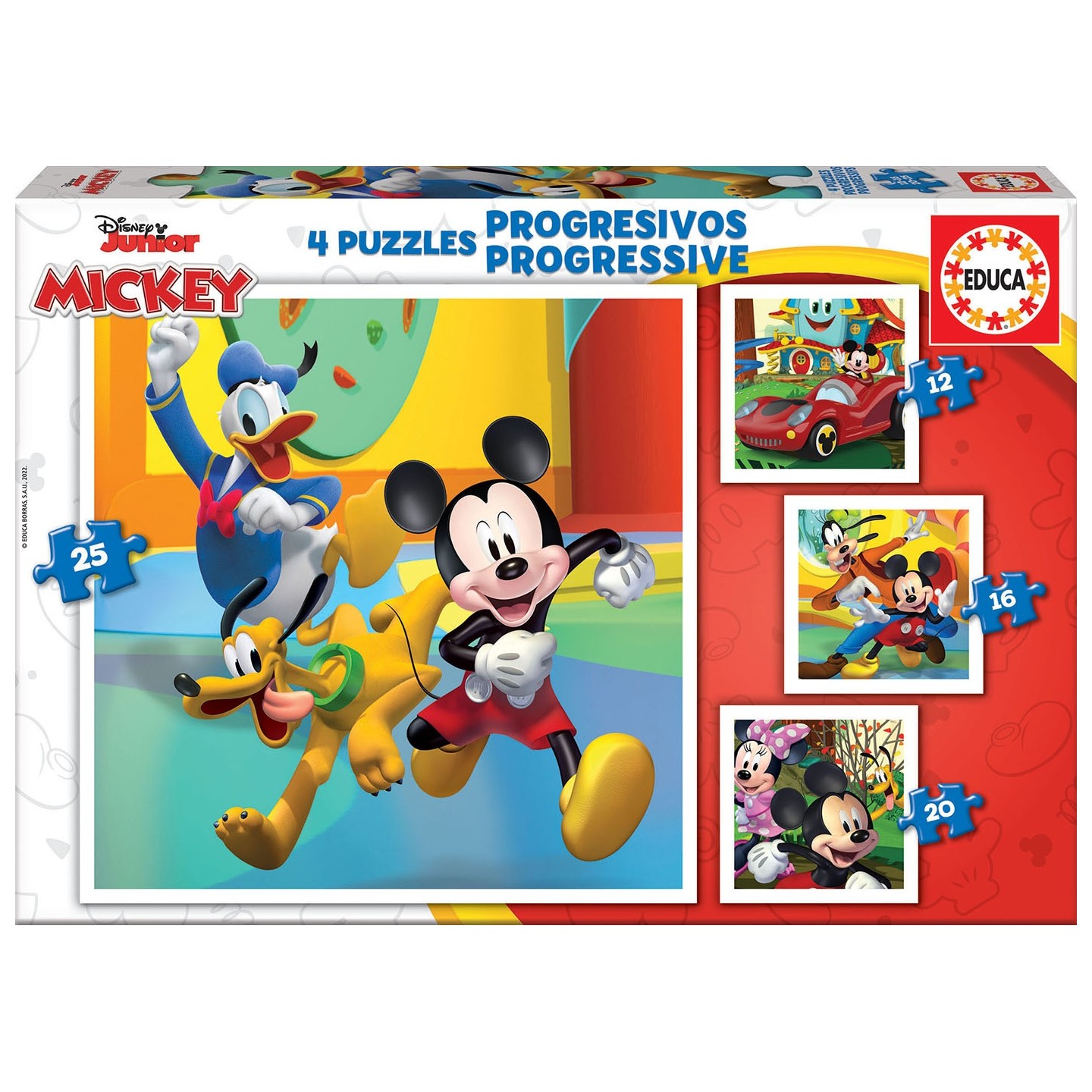 PUZZLE PROGRESIVO MICKEY EDUCA 19294