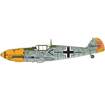 MESSERSCHMITT BF109E-1/E-3/E-4 AIRFIX 1/48