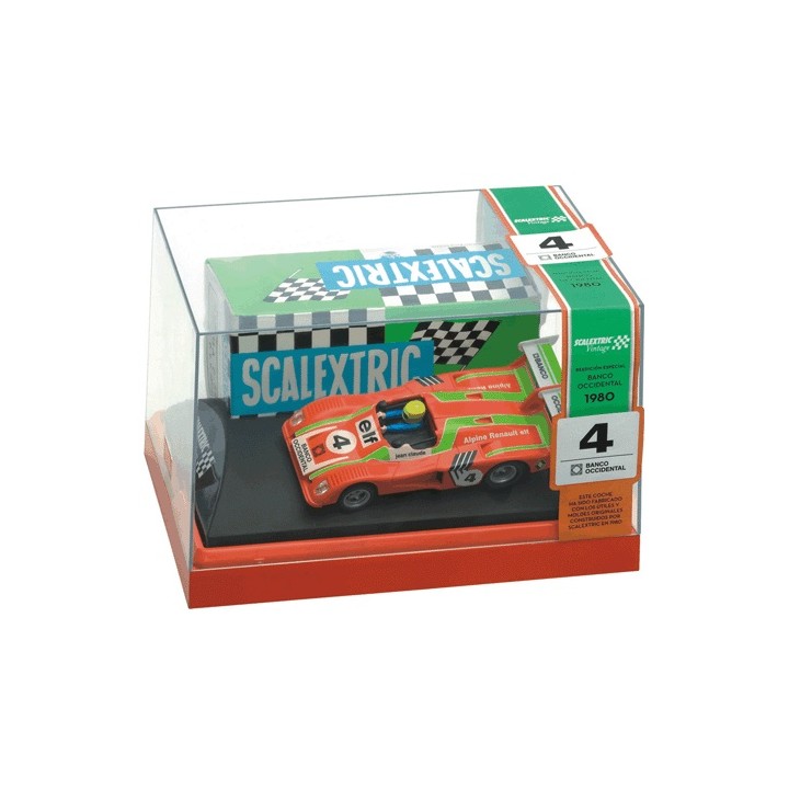 RENAULT ALPINE 2000 TURBO SUPERVINTAGE SCALEXTRIC ORIGINAL 6491 1/32