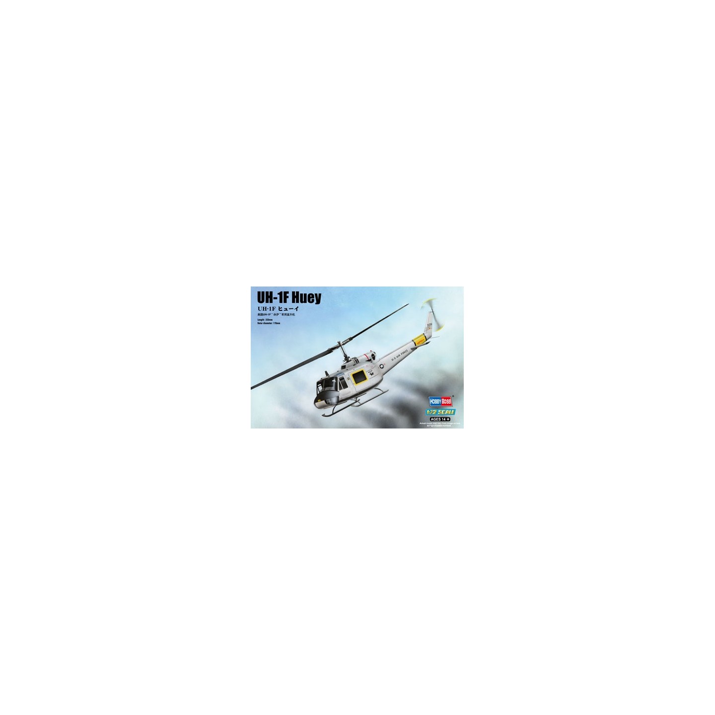 UH-1F HUEY HOBBY BOSS 1/72
