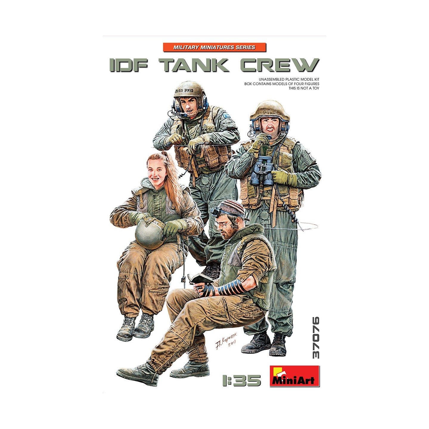 IDF TANK CREW MINI ART 1/35