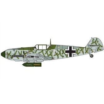 MESSERSCHMITT BF109E-1/E-3/E-4 AIRFIX 1/48