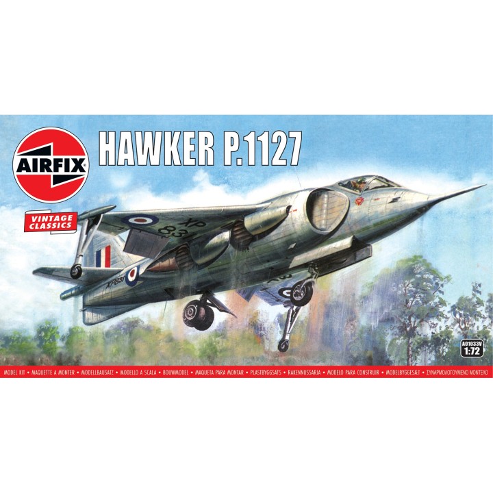 HAWKER P.1127 AIRFIX A01033V ESCALA 1/72