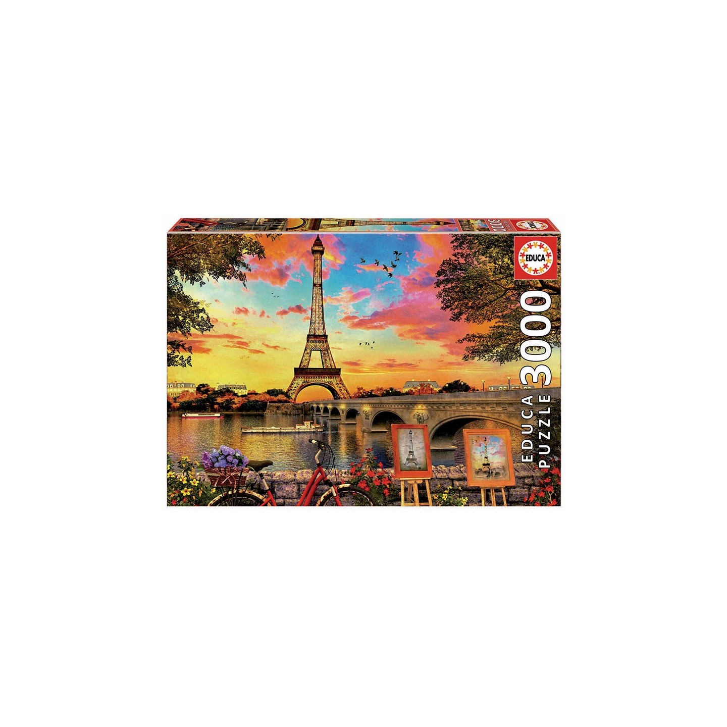 PUZZLE PUESTA DE SOL EN PARIS 3000 EDUCA 17675