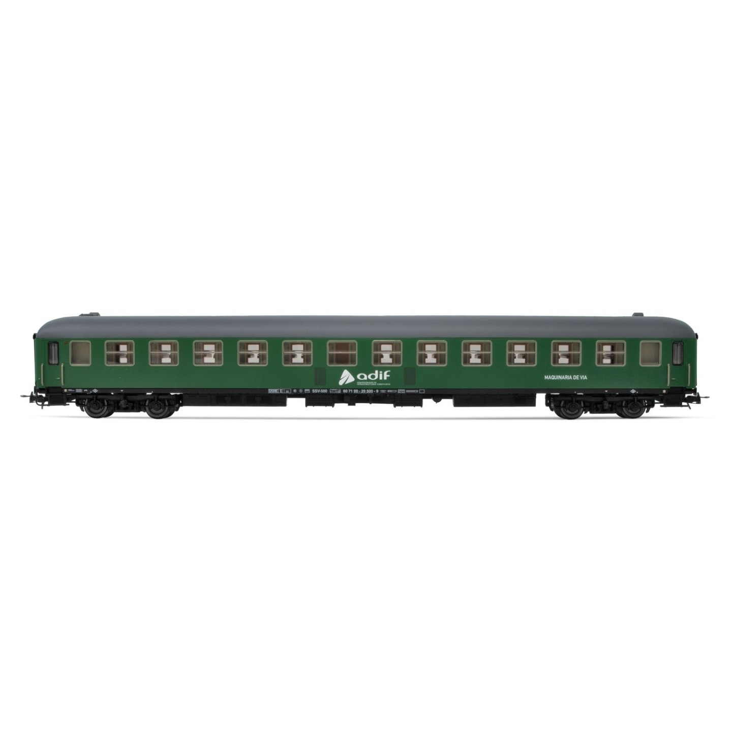 COCHE SSV-500 MAQUINARIA DE VIA" ADIF ELECTROTREN HE4018 ESCALA H0"