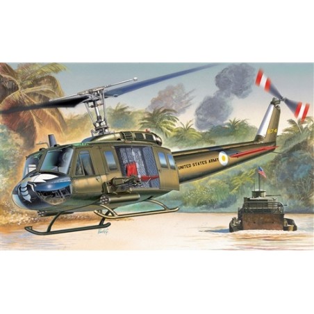 HELICÓPTERO UH-1D IROQUOIS ITALERI 1247 ESCALA 1/72