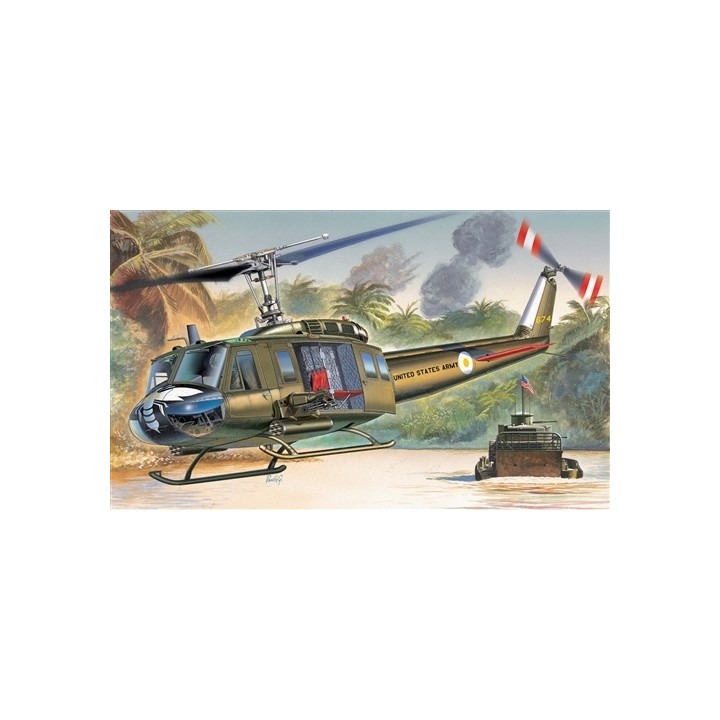 HELICÓPTERO UH-1D IROQUOIS ITALERI 1247 ESCALA 1/72