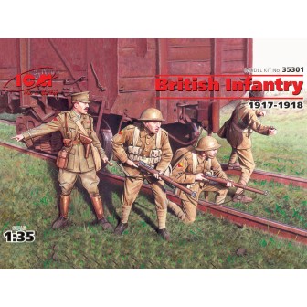 BRITISH INFANTRY 1917-1918 ICM 1/35