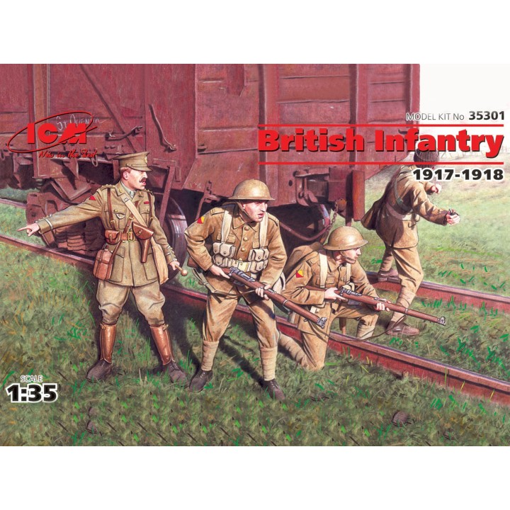 BRITISH INFANTRY 1917-1918 ICM 1/35