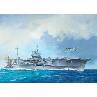 HMS ARK ROYAL & TRIBAL CLASS DESTROY REVELL 1/720