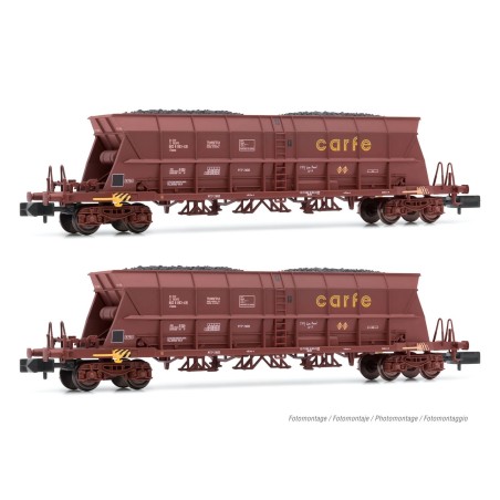 SET 2 VAGONES TOLVA RENFE SEMAT/CARFE" ARNOLD HN6551 ESCALA N"