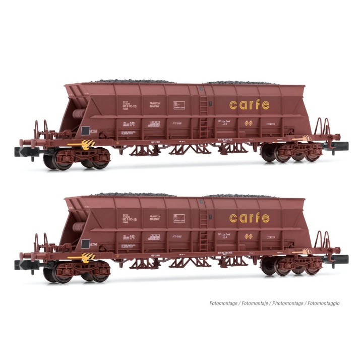 SET 2 VAGONES TOLVA RENFE SEMAT/CARFE" ARNOLD HN6551 ESCALA N"