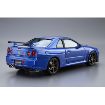 NISSAN BNR34 SKYLINE GT-R AOSHIMA 1/24