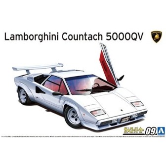 LAMBORGHINI COUNTACH 5000QV AOSHIMA 05945 ESCALA 1/24
