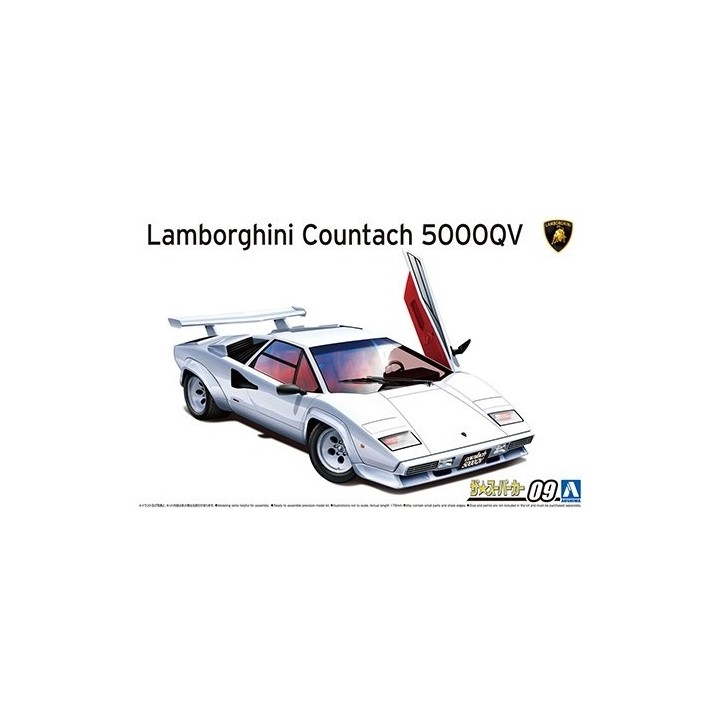 LAMBORGHINI COUNTACH 5000QV AOSHIMA 05945 ESCALA 1/24