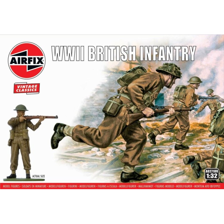 BRITISH INFANTERY WWII AIRFIX 1/76
