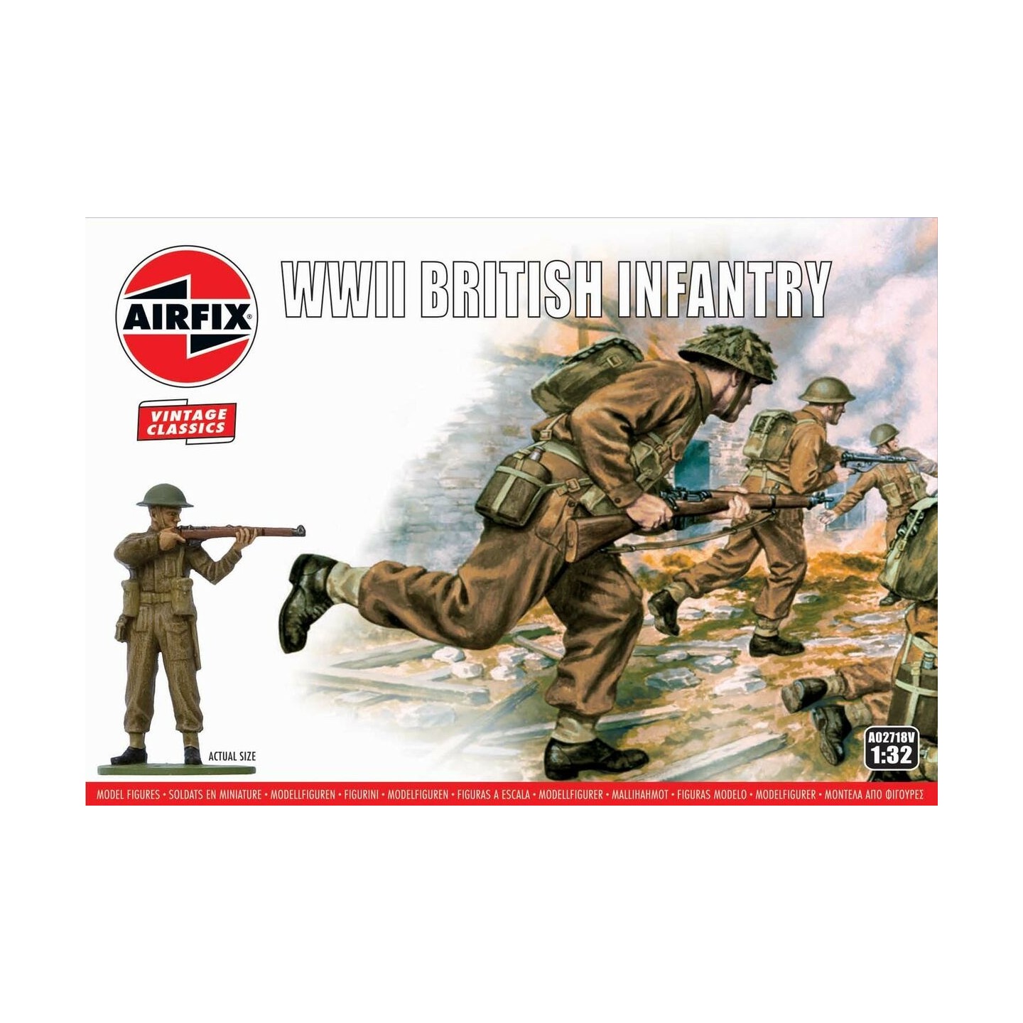 BRITISH INFANTERY WWII AIRFIX 1/76