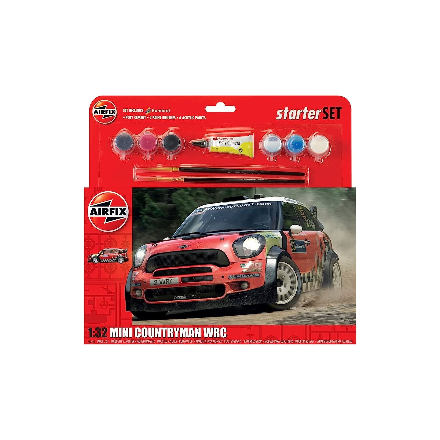 MINI COUNTRYMAN WRC AIRFIX 1/32