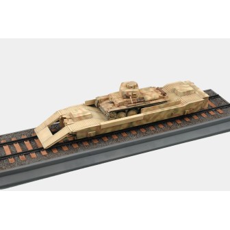 VAGON BLINDADO CON TANQUE ALEMAN 1/35