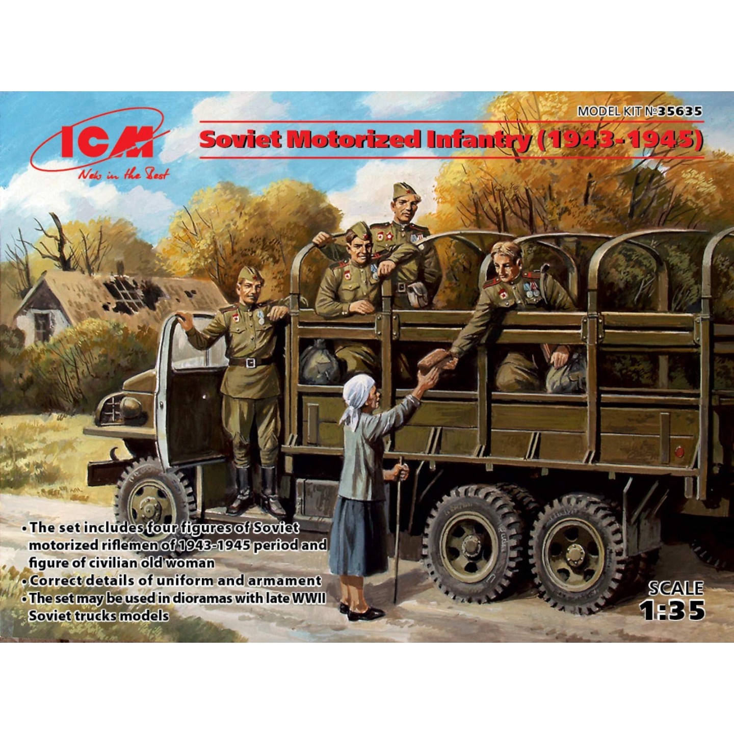 SOVIET MOTORIZED WWII ICM 1/35