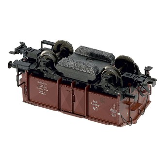 VAGON TRIX MARRON LIMPIAVIAS TRIX 24050 ESCALA H0
