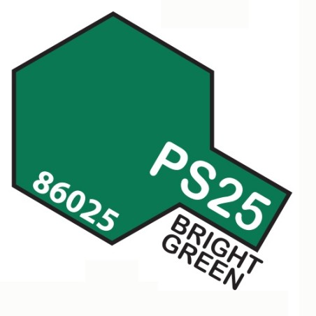 SPRAY VERDE BRILLANTE PS-25 TAMIYA 86025