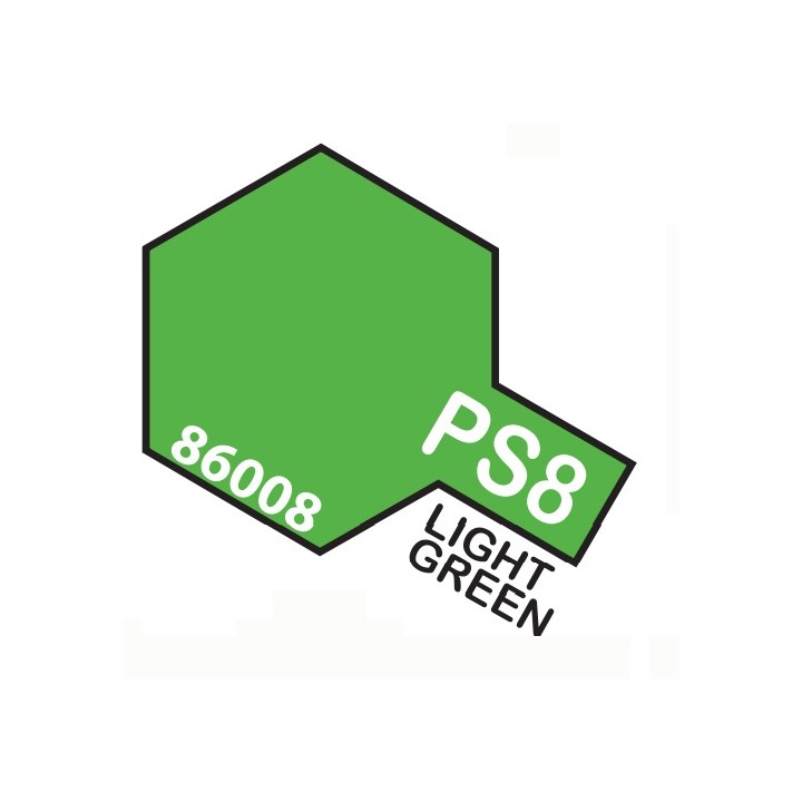 SPRAY VERDE CLARO PS-8 TAMIYA 86008