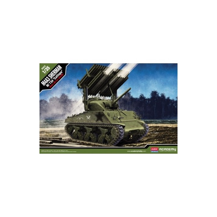 M4A3 SHERMAN CALLIOPE" ACADEMY 1/35"