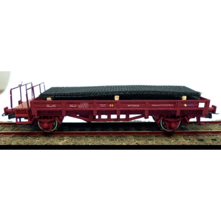 VAGON BORDE BAJO OXIDO KTRAIN 0716-H ESCALA H0