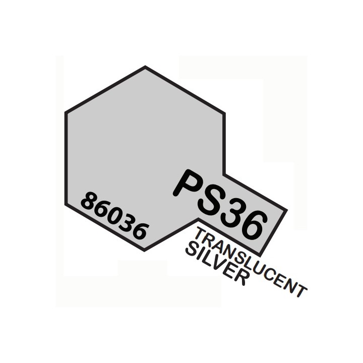 SPRAY PLATA TRANSLUCIDO PS-36 TAMIYA 86036