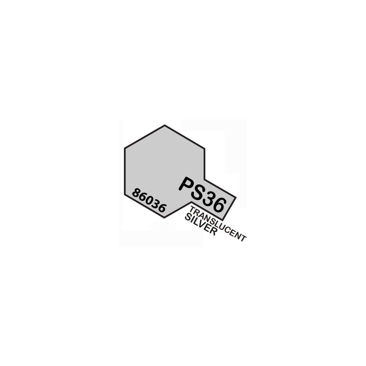 SPRAY PLATA TRANSLUCIDO PS-36 TAMIYA 86036