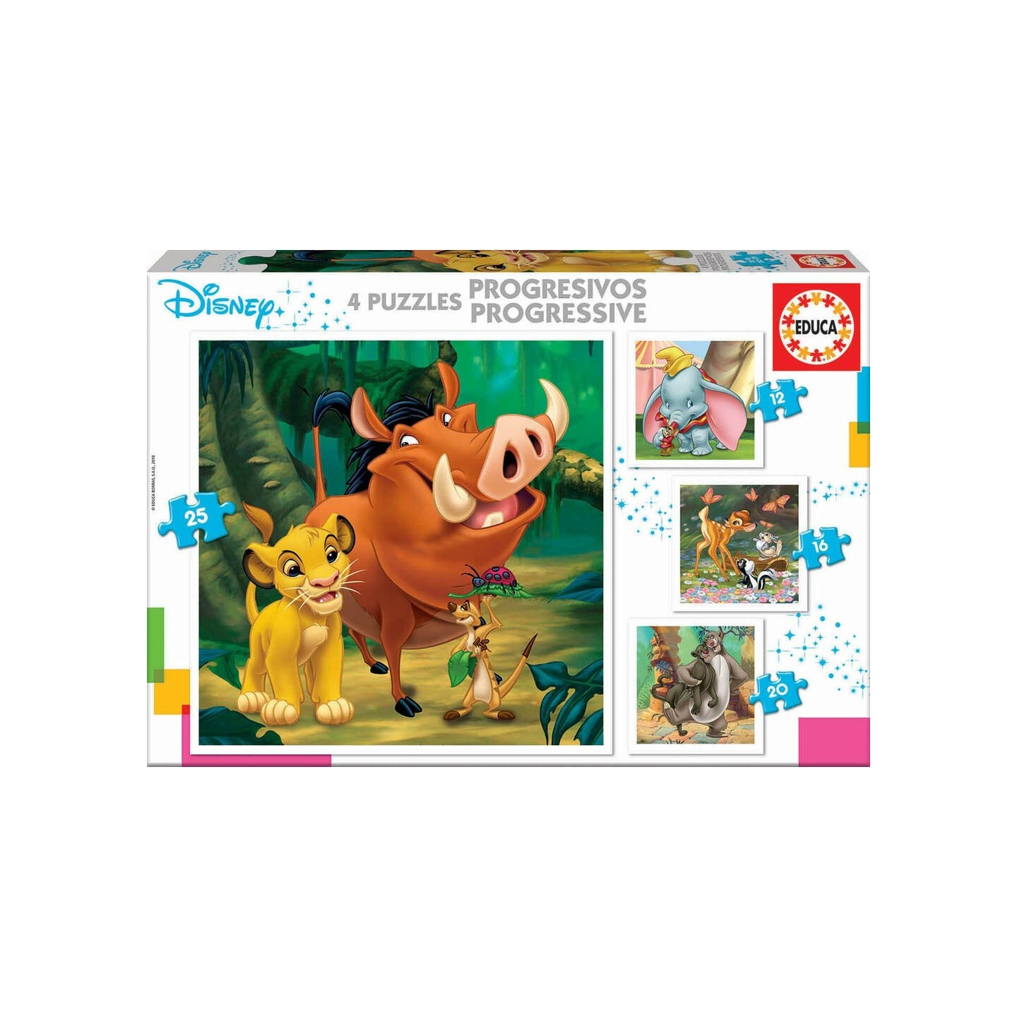 PUZZLE PROGRESIVO DISNEY EDUCA18104