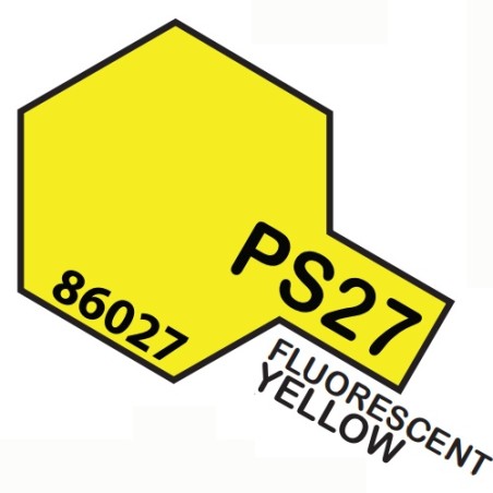 SPRAY AMARILLO FLUORESCENTE PS-27 TAMIYA 86027