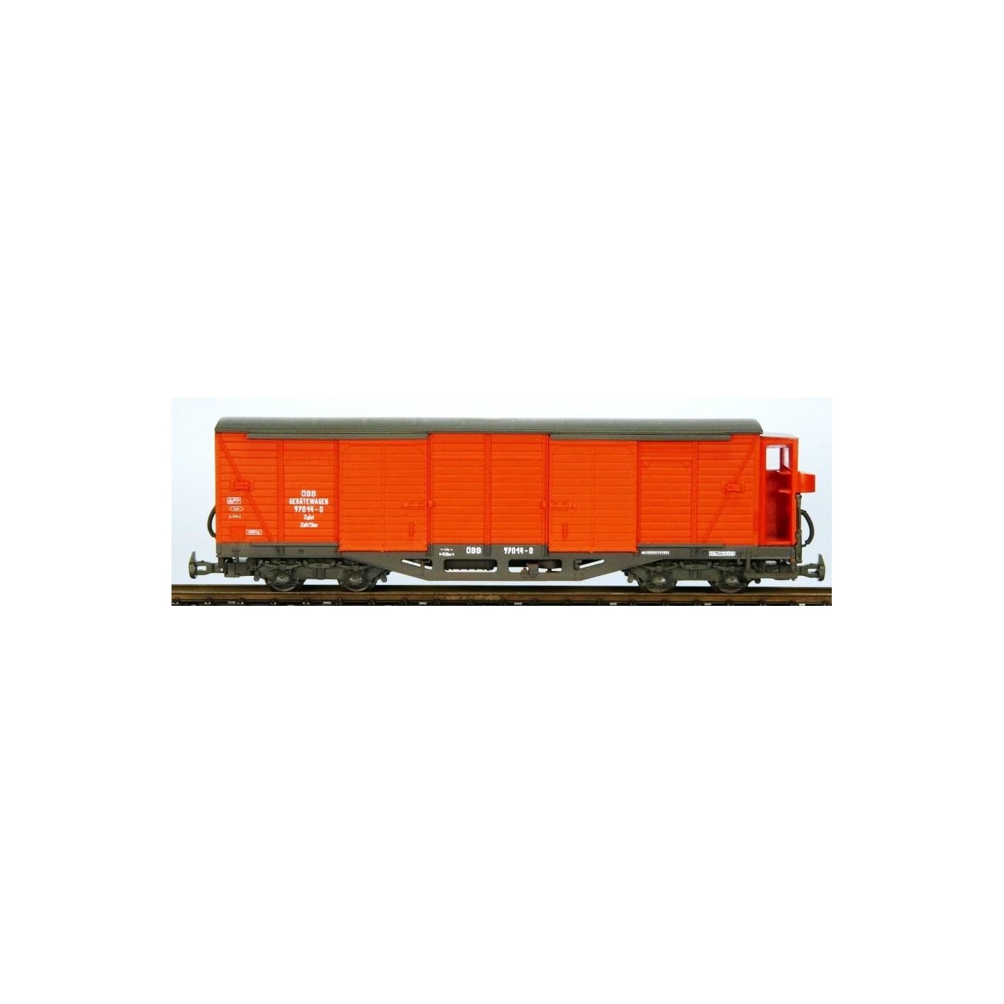 VAGON CERRADO PUERTAS CORREDERAS ÖBB ROCO H0e