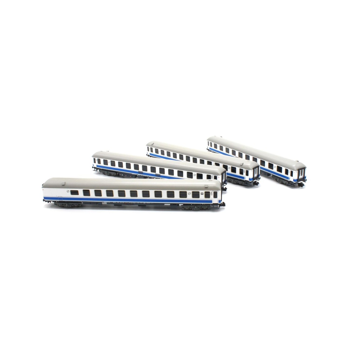 SET 4 COCHES 12000 DANONE RENFE MFTRAIN N71018 ESCALA N