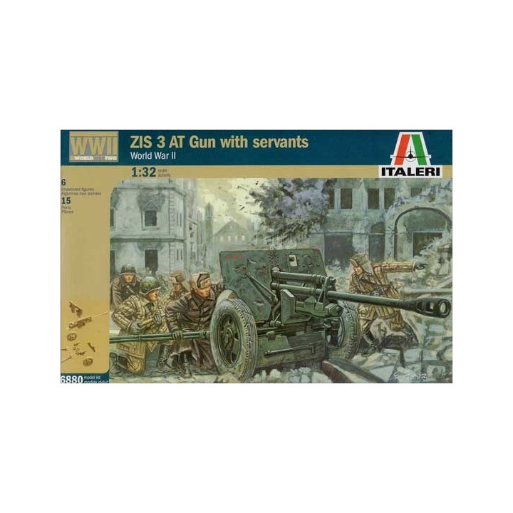 CAÑON ANTITANQUE RUSO ITALERI 1/32