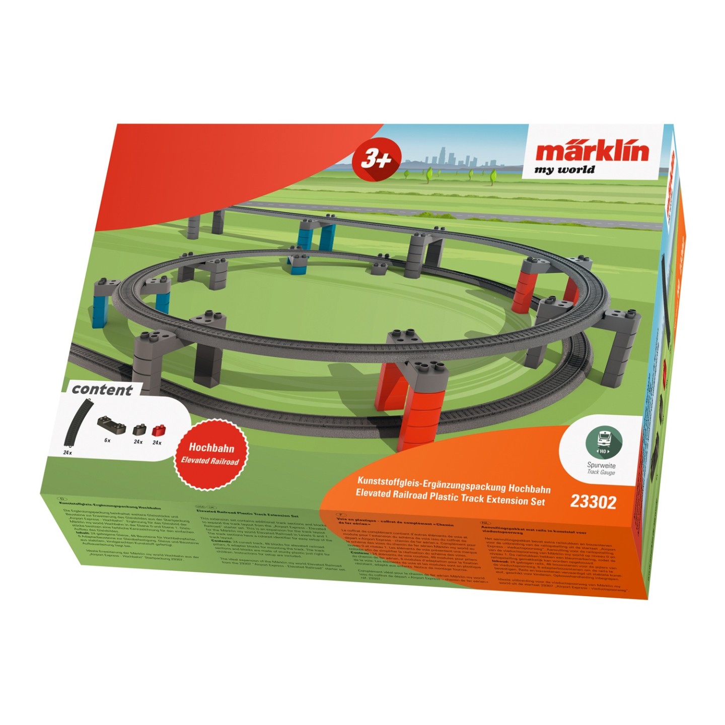 SET DE EXTENSION VIAS ELEVADAS MARKLIN MY WORLD 23302