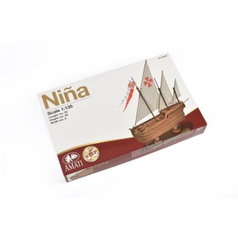 KIT INICIACIÓN PRINCIPIANTES CARABELA LA NIÑA AMATI 600/06 ESCALA 1/135