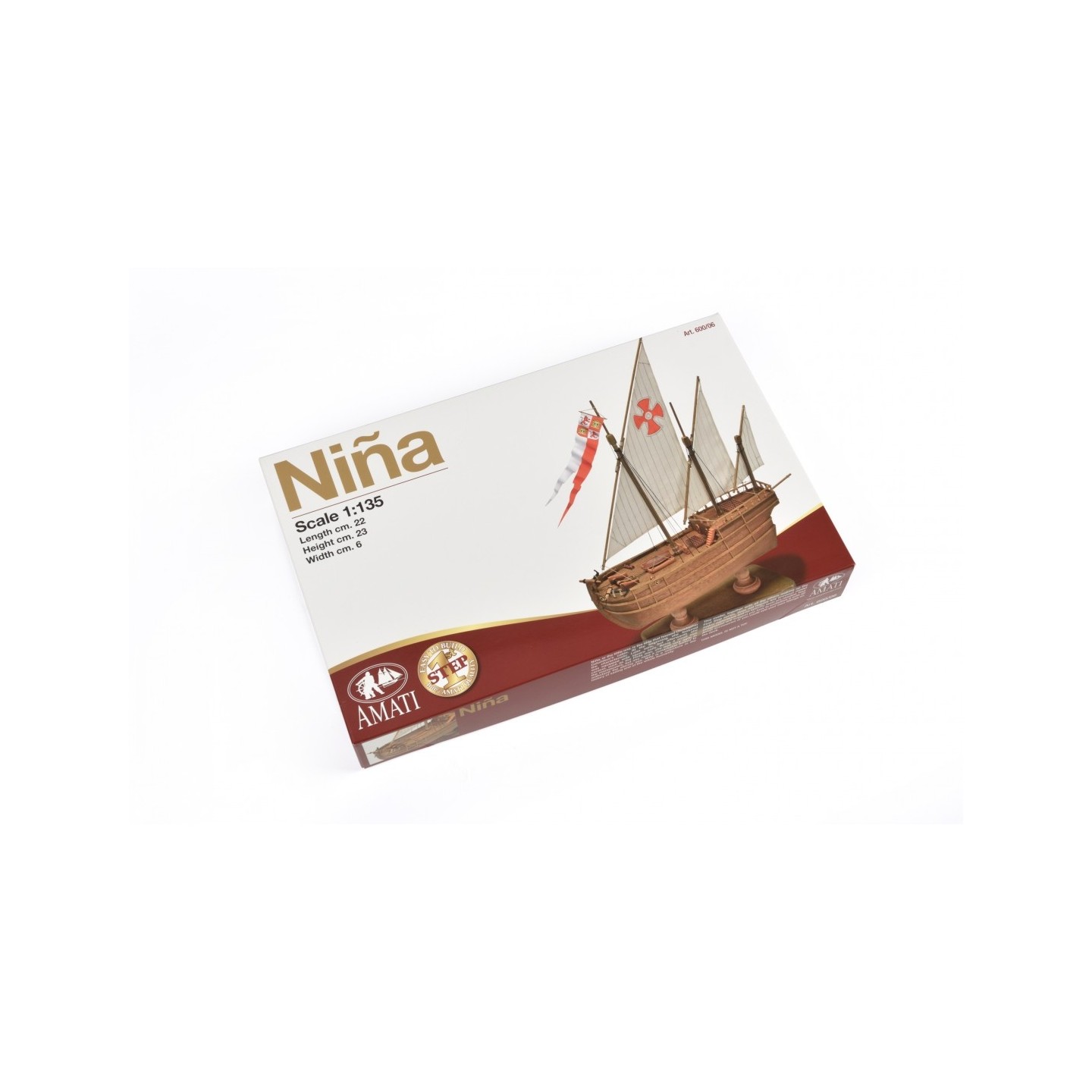 KIT INICIACIÓN PRINCIPIANTES CARABELA LA NIÑA AMATI 600/06 ESCALA 1/135
