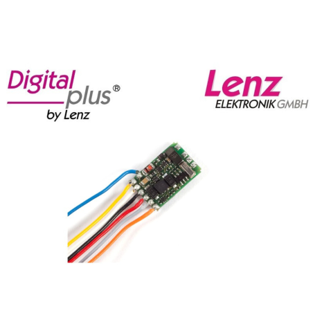 DECODER 6 PINS SILVERmini+ (NEM 651) CON CABLES LENZ