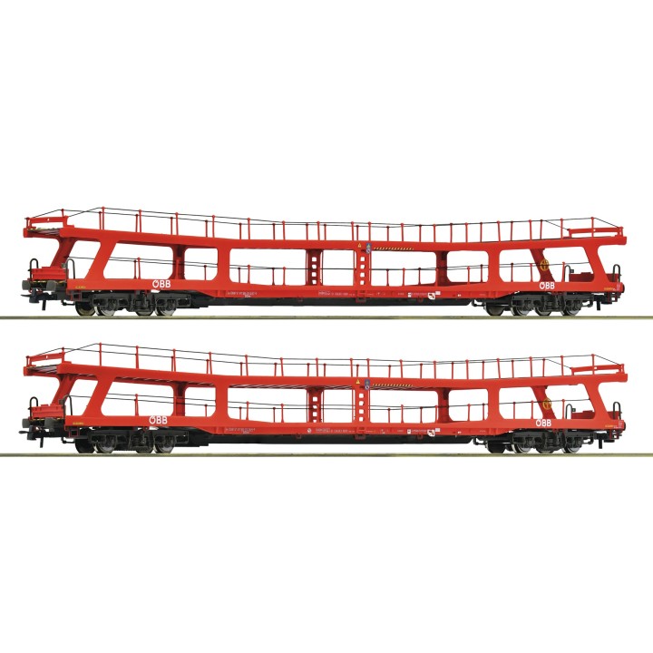 SET 2 VAGONES POTACOCHES ÖBB ROCO 6600105 ESCALA H0