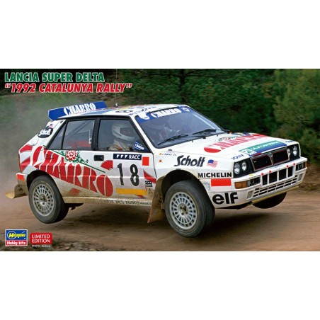 LANCIA SUPER DELTA 1992 CATALUNYA RALLY HASEGAWA 20601 ESCALA 1/24