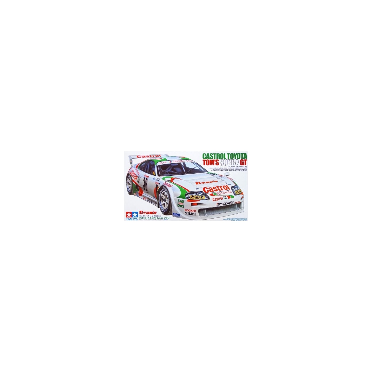 TOYOTA TOM´S SUPRA GT CASTROL TAMIYA 24163 ESCALA 1/24