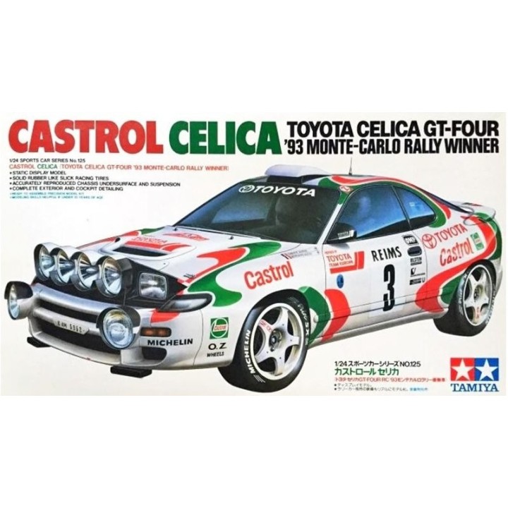 TOYOTA CELICA GT-FOUR MONTECARLO 93 TAMIYA 24125 ESCALA 1/24