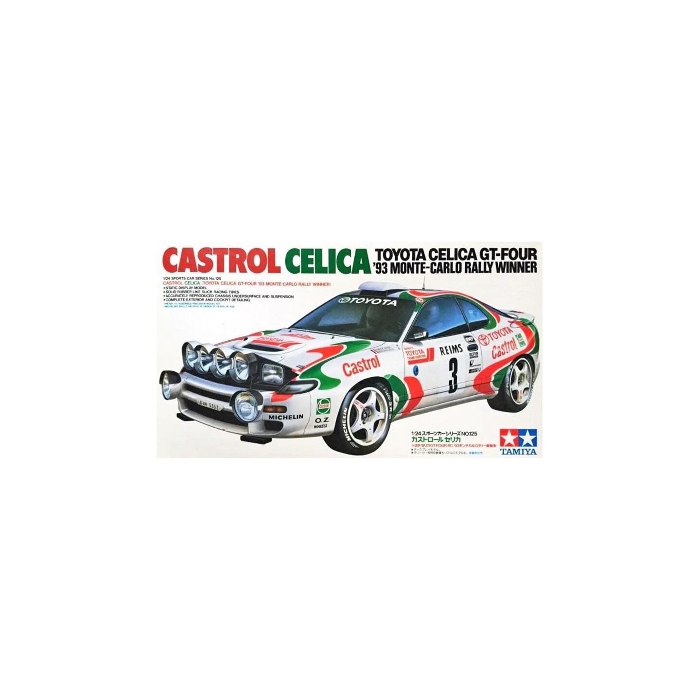 TOYOTA CELICA GT-FOUR MONTECARLO 93 TAMIYA 24125 ESCALA 1/24