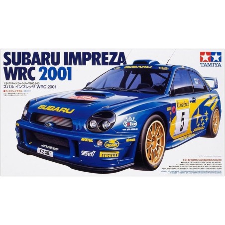 SUBARU IMPREZA WRC 2001 TAMIYA 24240 ESCALA 1/24